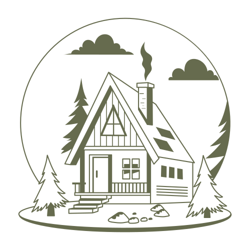 Schema cabane en foret ardoise et miel brive